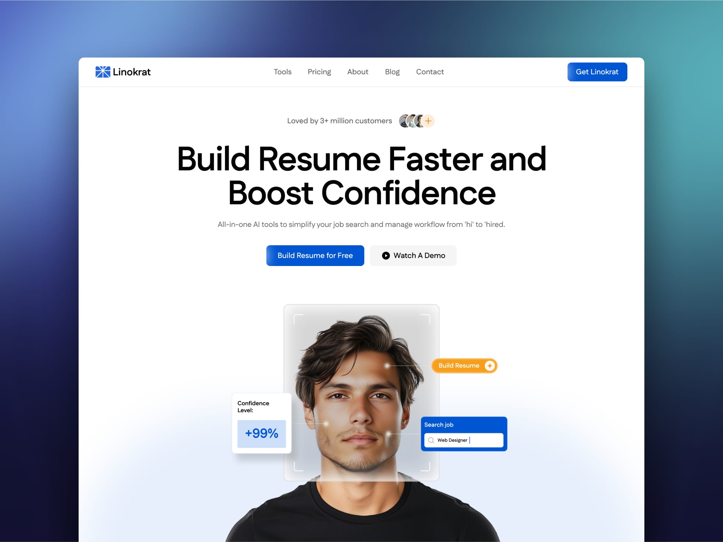 Linokrat SaaS Free Framer Template
